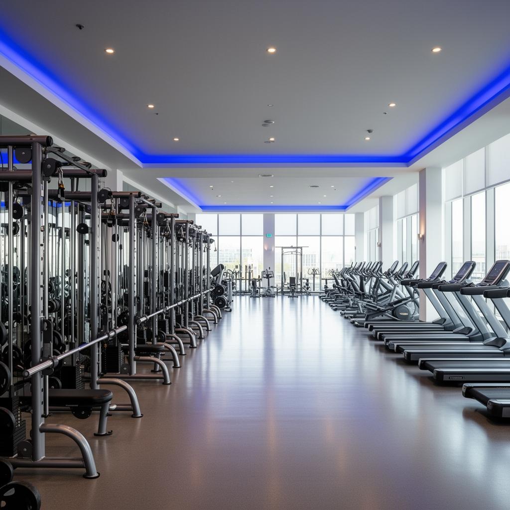 Inside Parker's Fitness Center